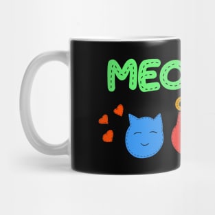 Meowmy of two boys and a girl Mug